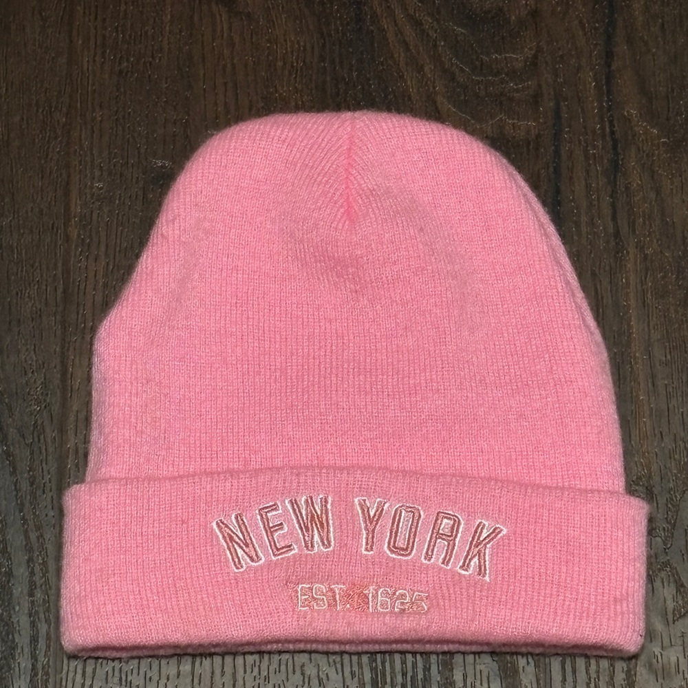 Pink Kids Beanie Hat